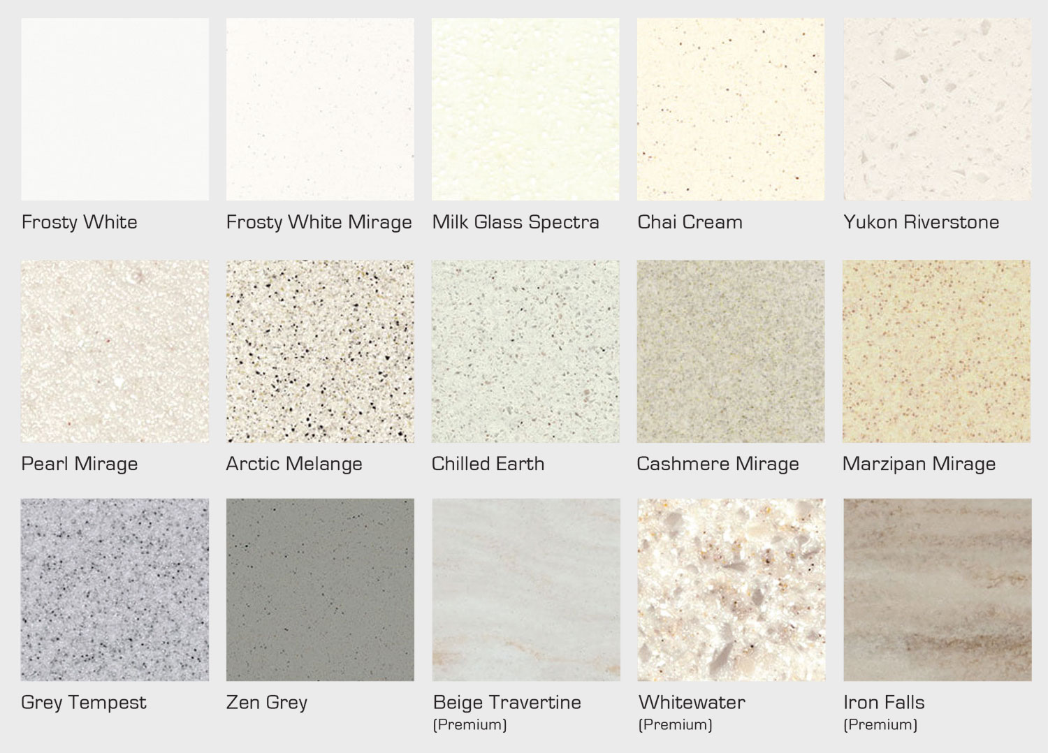 solid countertops color options